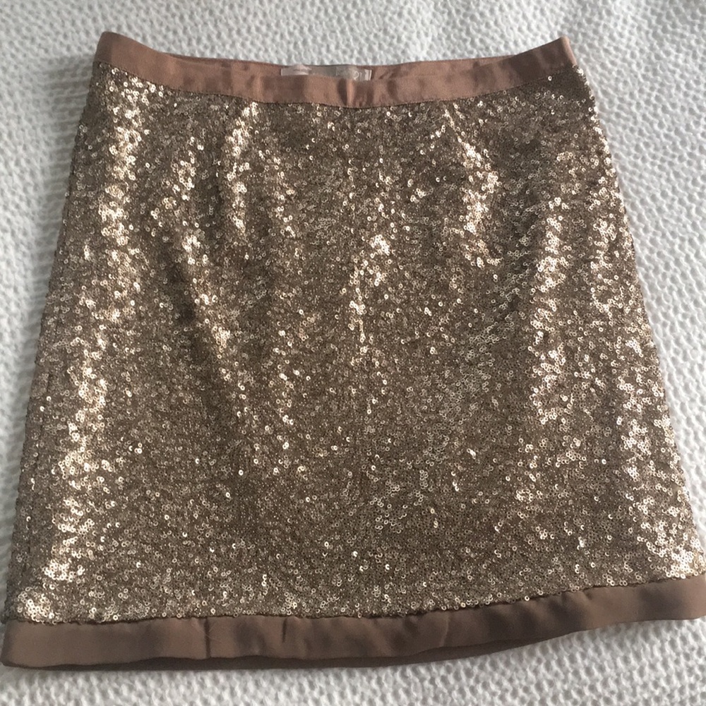 Forever 21 Gold Sequin skirt